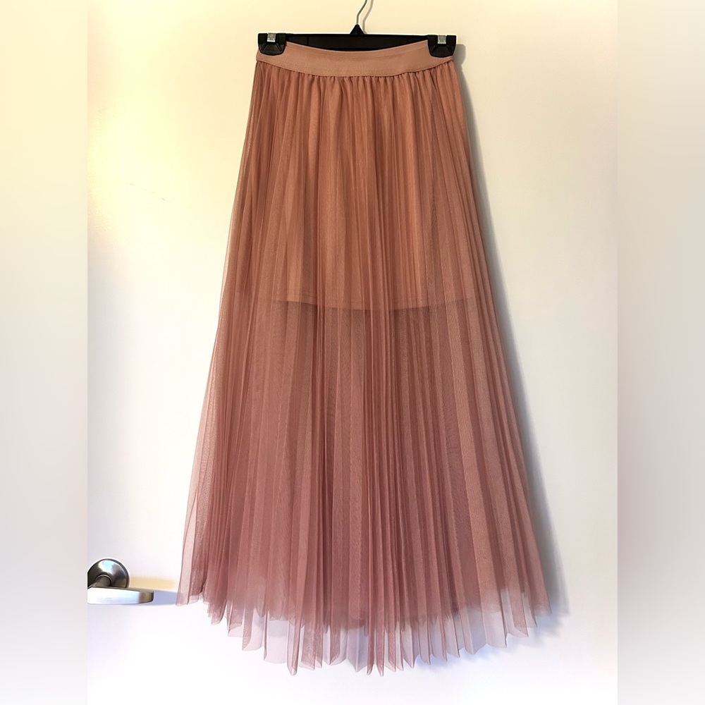 NWT She + Sky Pink Tulle Skirt